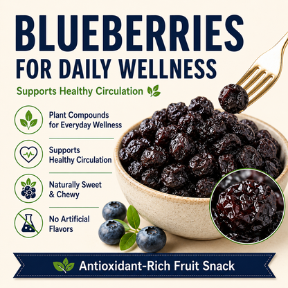 PremiumDried Blueberries-Naturally SweetChewyFruitSnackforEyeWellness& HealthyCirculation-ZP